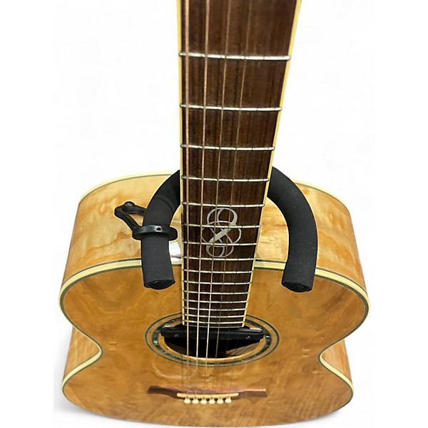 Used Ibanez EW20ASNT UPGRADED PICK UP NATURAL QUILT Acoustic Electric Guitar