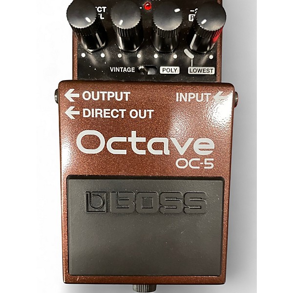 Used BOSS OC5 OCTAVE Effect Pedal