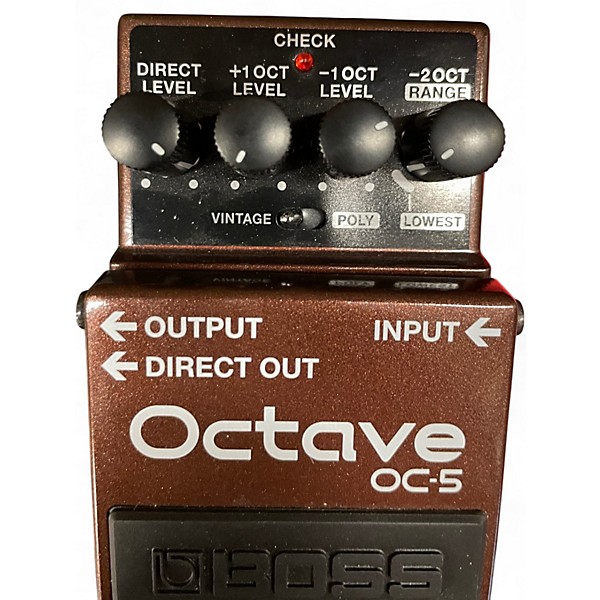 Used BOSS OC5 OCTAVE Effect Pedal
