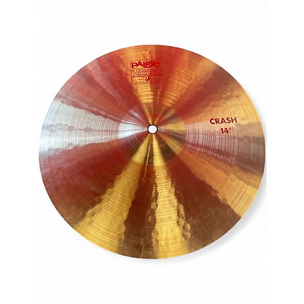 Used Paiste 14in 2002 Crash Cymbal