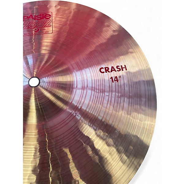 Used Paiste 14in 2002 Crash Cymbal