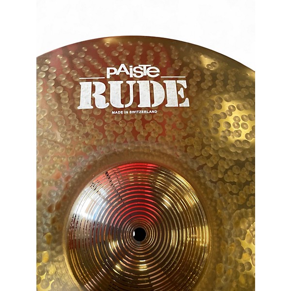 Used Paiste 22in RUDE REIGN POWER RIDE Cymbal