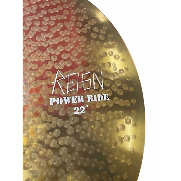 Used Paiste 22in RUDE REIGN POWER RIDE Cymbal