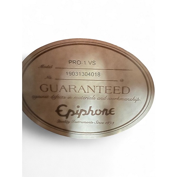 Used Epiphone PRO1 VS TABACCO BURST Acoustic Guitar