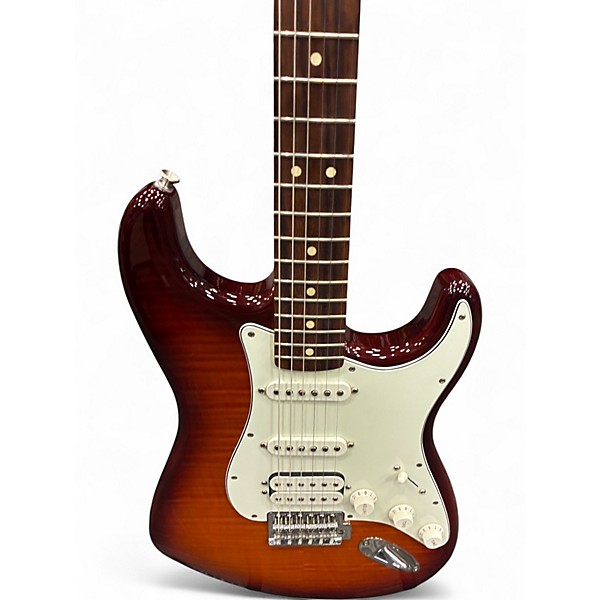 Used Fender Standard Stratocaster HSS burst Solid Body Electric Guitar