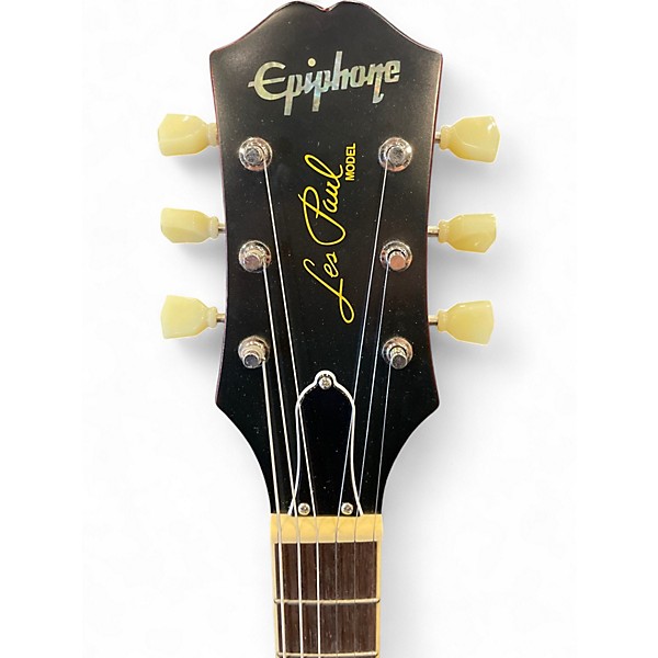 Used Epiphone Inspired By Gibson 1959 Reissue Les Paul Standard Tobacco Sunburst Solid Body Electric Guitar
