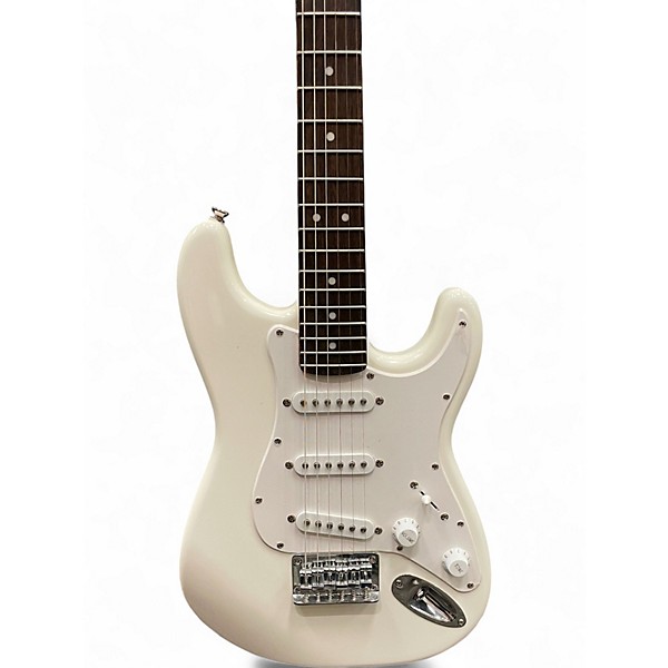 Used Squier Mini Affinity Stratocaster White Electric Guitar