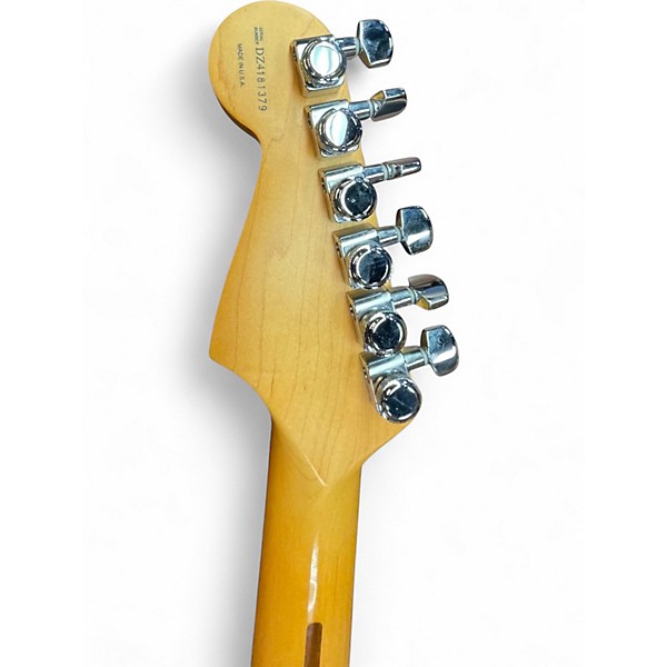 Used 2005 Fender American Deluxe Stratocaster V Neck 2 Tone Sunburst Solid Body Electric Guitar