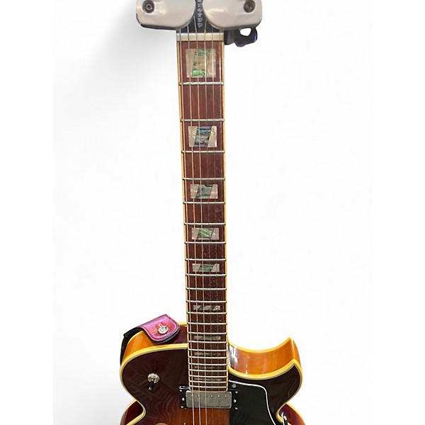 Used Iyv IJZ-300 TSB 2 Color Sunburst Hollow Body Electric Guitar