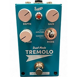 Used Supro Analog Harmonic Tremolo Effect Pedal