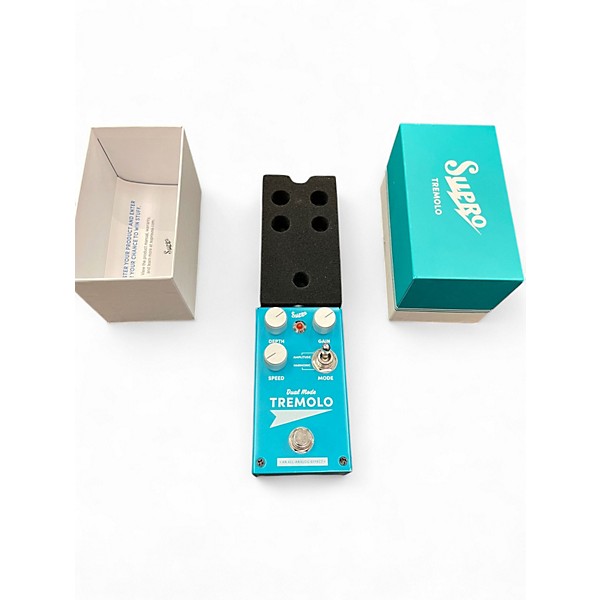 Used Supro Analog Harmonic Tremolo Effect Pedal