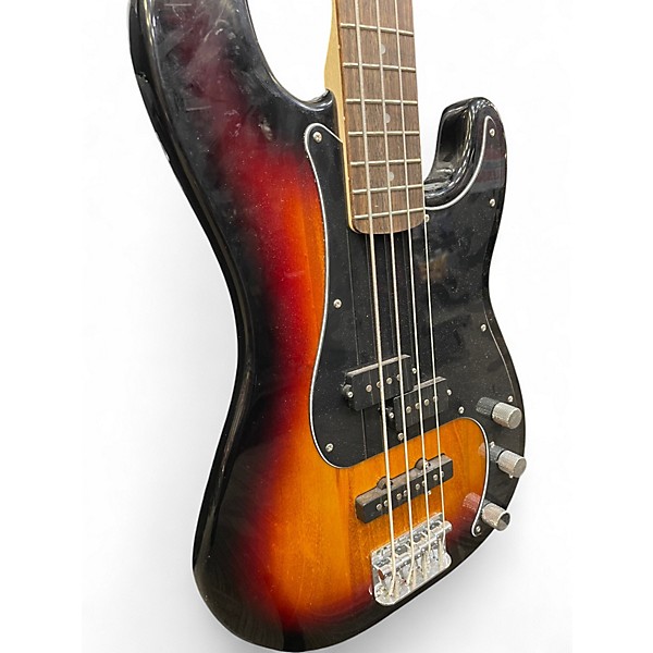 Used Squier Precision Bass Tobacco Burst Electric Bass Guitar