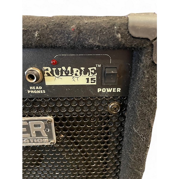 Used Fender Rumble 15 V2 15W 1X8 Bass Combo Amp