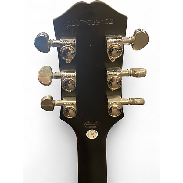 Used Epiphone Les Paul Traditional Pro IV Black Solid Body Electric Guitar