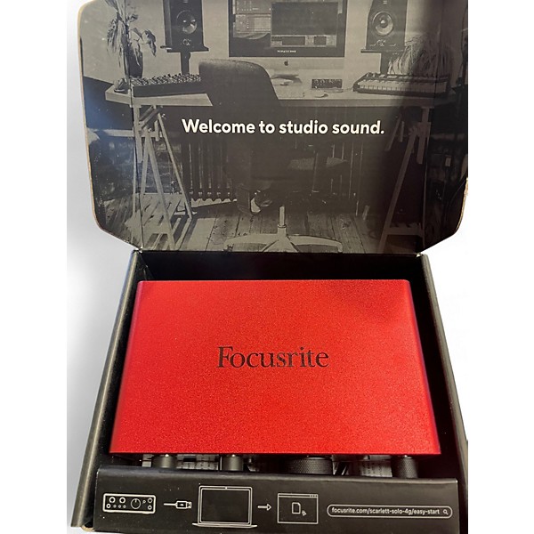 Used Focusrite Scarlett Solo Audio Interface