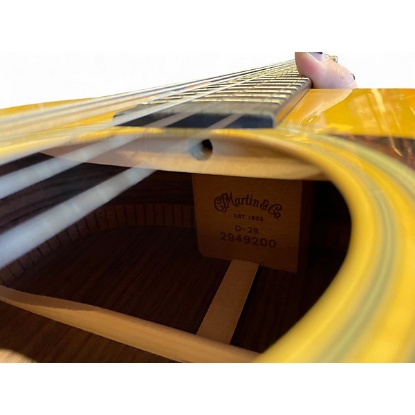 Used Martin D28 Natural Acoustic Guitar
