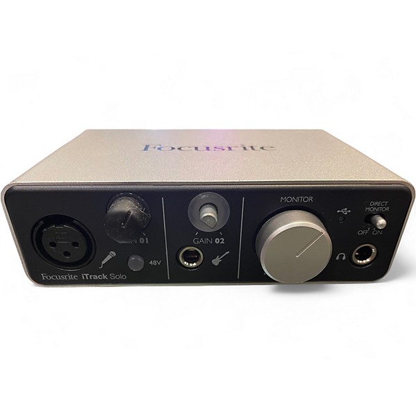 Used Focusrite iTrack Solo Audio Interface