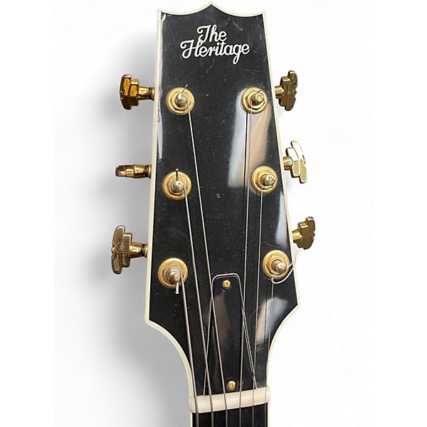 Used The Heritage EAGLE CLASSIC Black Hollow Body Electric Guitar