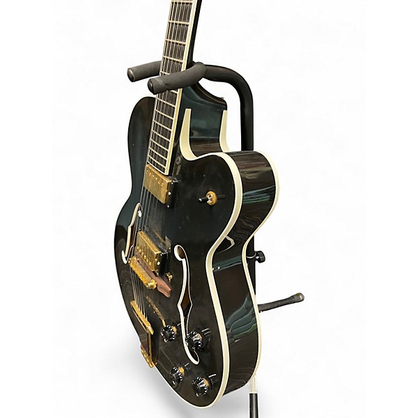 Used The Heritage EAGLE CLASSIC Black Hollow Body Electric Guitar