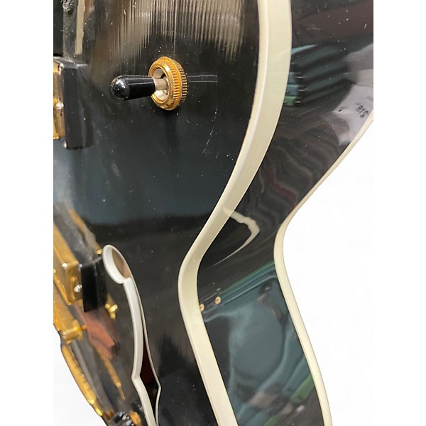 Used The Heritage EAGLE CLASSIC Black Hollow Body Electric Guitar