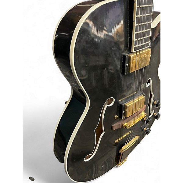 Used The Heritage EAGLE CLASSIC Black Hollow Body Electric Guitar