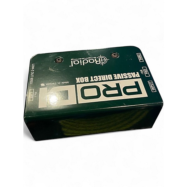 Used Radial Engineering pro di passive  Direct Box