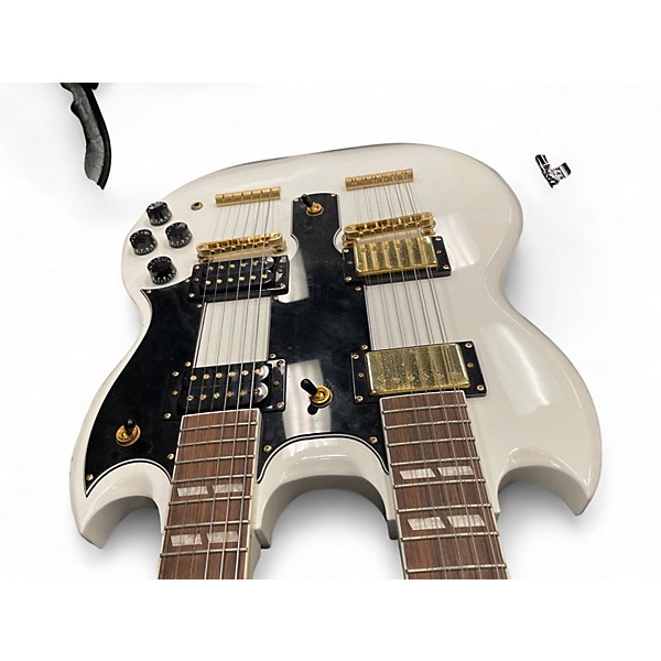 Used Epiphone G-1275 Alpine White Solid Body Electric Guitar