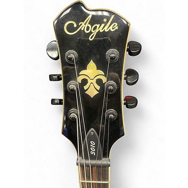 Used Agile 3010 Trans Purple Solid Body Electric Guitar