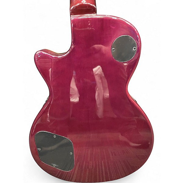 Used Agile 3010 Trans Purple Solid Body Electric Guitar