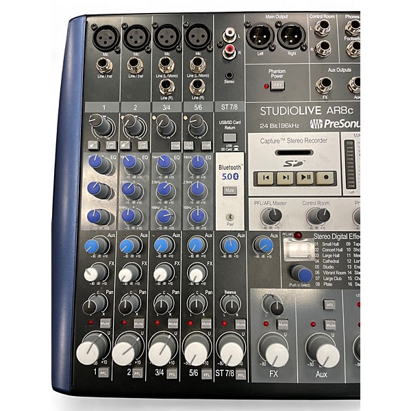 Used PreSonus STUDIO LIVE AR8C Unpowered Mixer