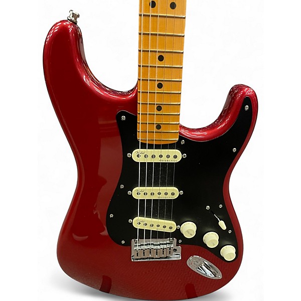Used 2023 Fender American Ultra Strat II Candy Apple Red Solid Body Electric Guitar