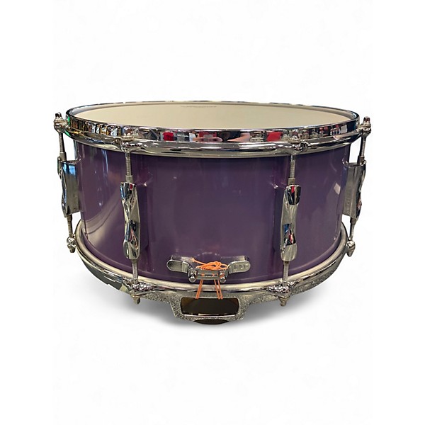 Used Premier 14in 70'S Polychromatic Lavender Purple 6.5 x 14 Snare Drum Purple Drum