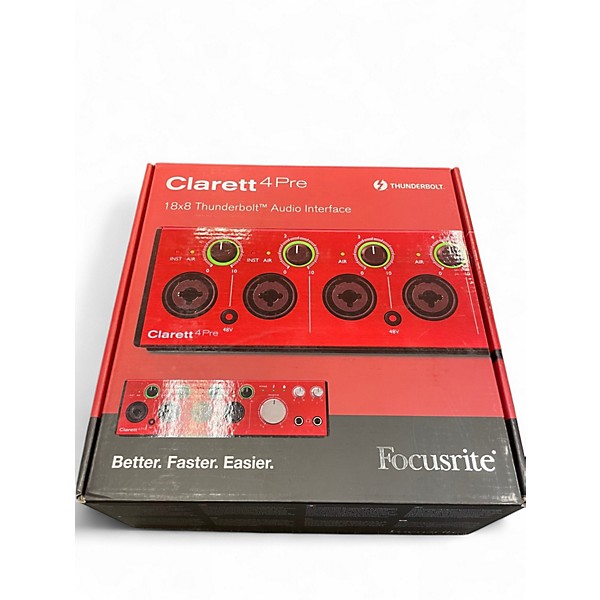 Used Focusrite Clarett 4Pre Audio Interface