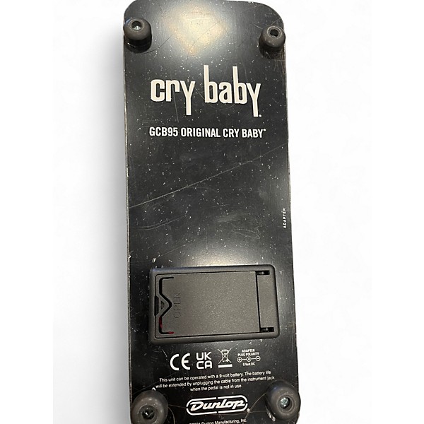 Used Dunlop GCB95 Original Crybaby Wah Effect Pedal