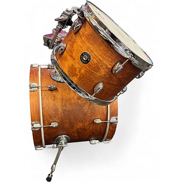 Used Gretsch Drums 4 Piece Catalina Club Jazz Series Satin Walnut Drum Kit