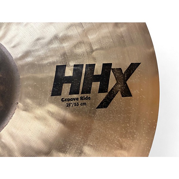 Used SABIAN 21in HHX Groove Ride Cymbal