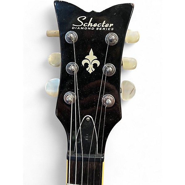 Used Schecter Guitar Research S1 DIAMOND SERIES Cherry Solid Body Electric Guitar