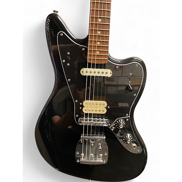Used Fender Player Jaguar Black Solid Body Electric Guitar