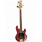 Used Sterling by Music Man Sub 4 Red Electric Bass Guitar thumbnail