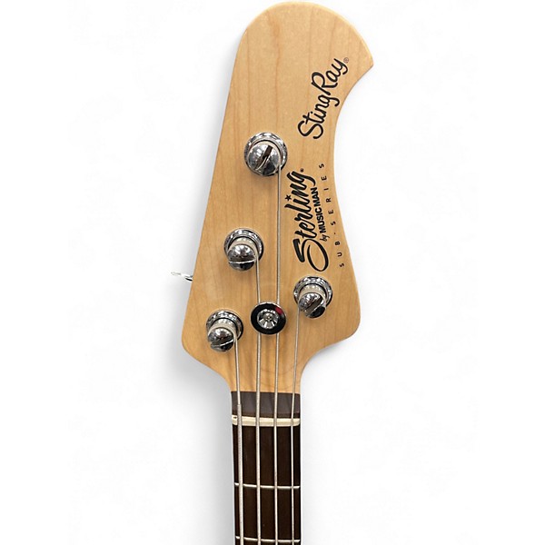 Used Sterling by Music Man Sub 4 Red Electric Bass Guitar