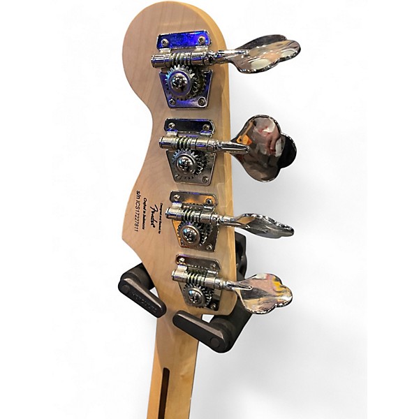 Used Squier Vintage Modified Jaguar Bass Black Electric Bass Guitar