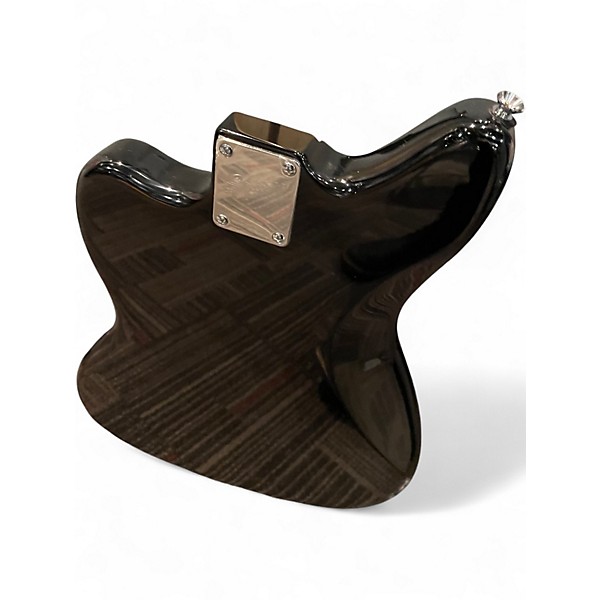 Used Squier Vintage Modified Jaguar Bass Black Electric Bass Guitar