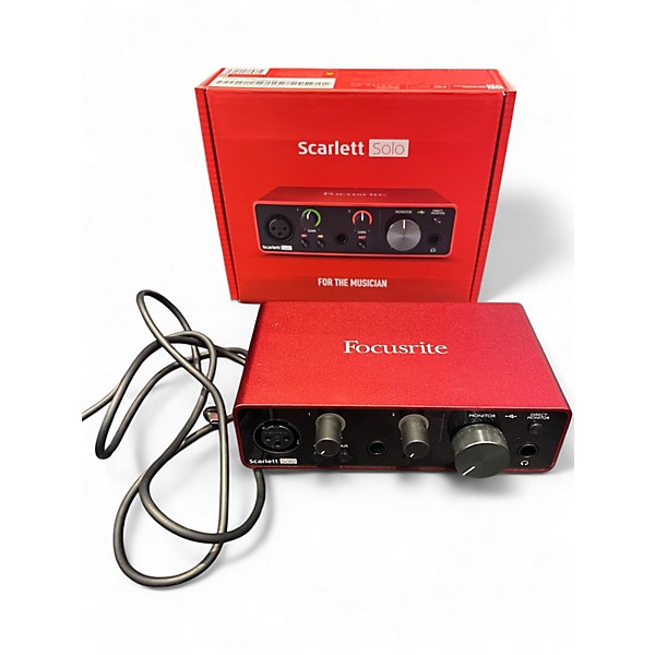 Used Focusrite Scarlett Solo Audio Interface