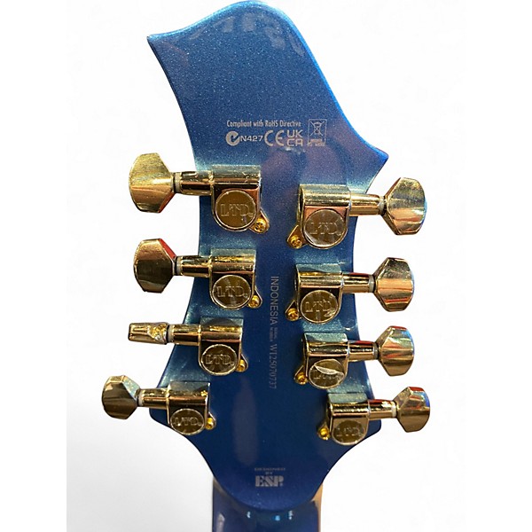 Used ESP LTD JR-208 Pelham Blue Solid Body Electric Guitar