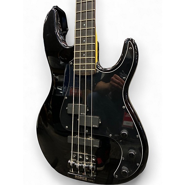 Used ESP LTD AP4 Black Metal Ebony Electric Bass Guitar