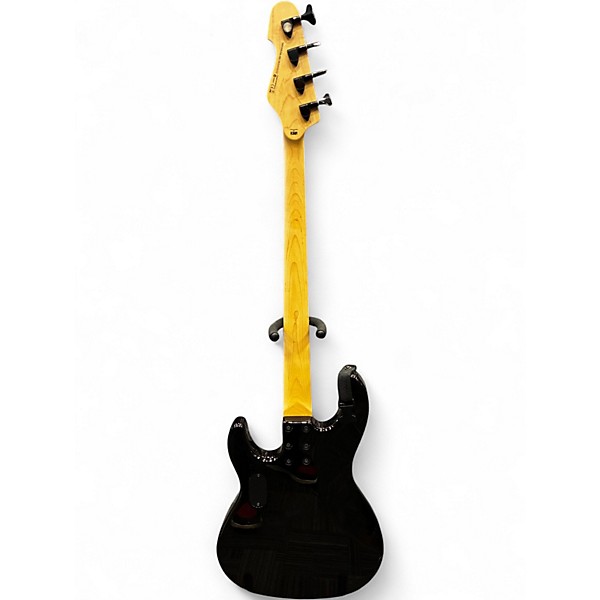 Used ESP LTD AP4 Black Metal Ebony Electric Bass Guitar