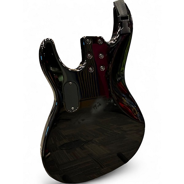 Used ESP LTD AP4 Black Metal Ebony Electric Bass Guitar