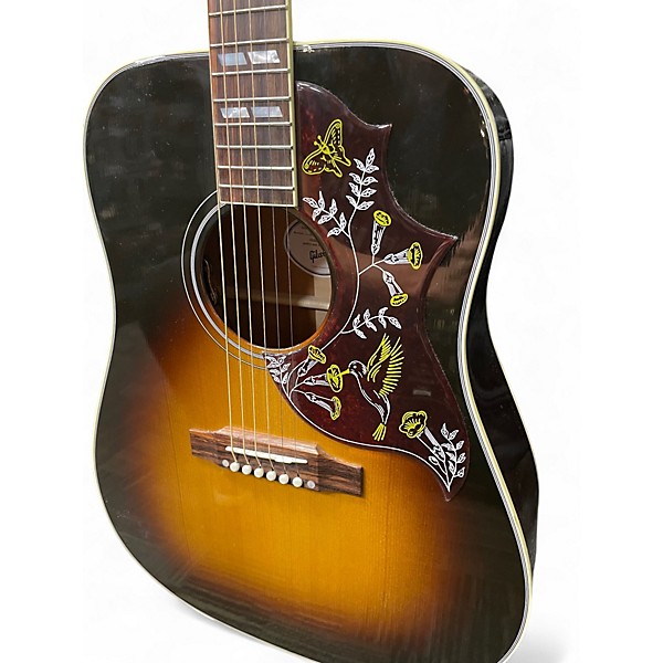 Used Gibson Hummingbird Tobacco Burst Acoustic Electric Guitar