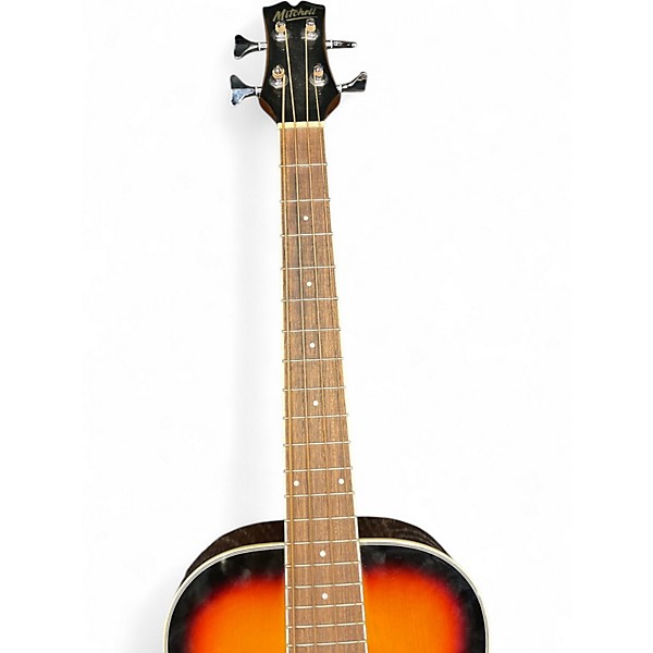 Used Mitchell EZBSB 3 Color Sunburst Acoustic Bass Guitar