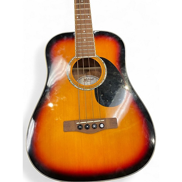 Used Mitchell EZBSB 3 Color Sunburst Acoustic Bass Guitar